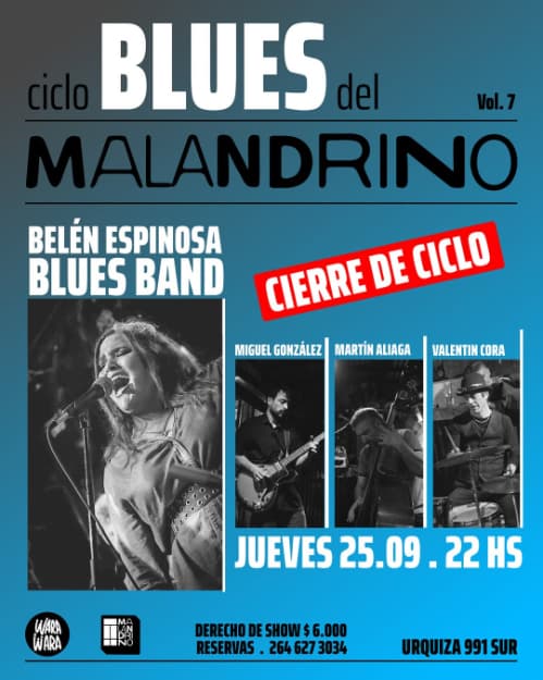 Ciclo Blues - Belen Espinosa Blues Band