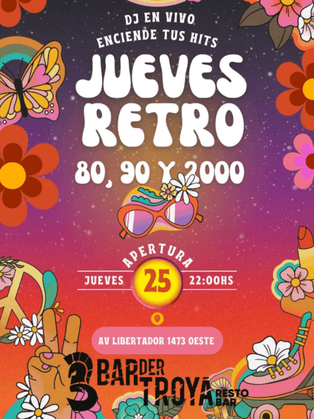 Jueves Retro 80, 90 & 2000