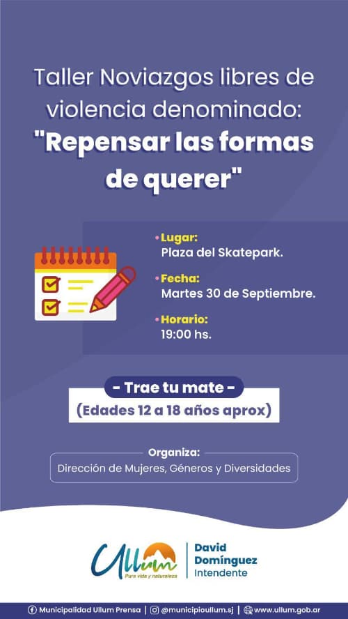 Taller Noviazgos Libres de Violencia Denominado: "Repensar las Formas de Querer"