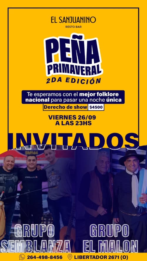 Peña Primaveral 2da Edicion