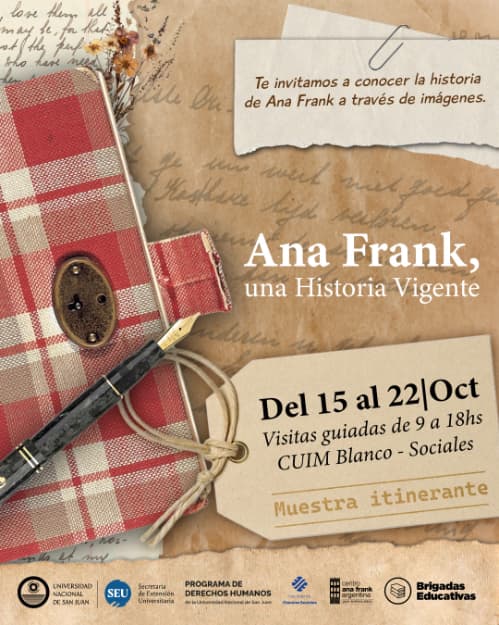 Muestra Itinerante - "Ana Frank, Una Historia Vigente"