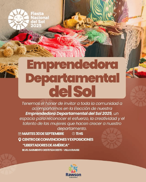 Emprendedora Departamental del Sol