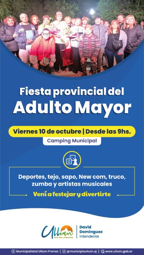 Fiesta Provincial del Adulto Mayor