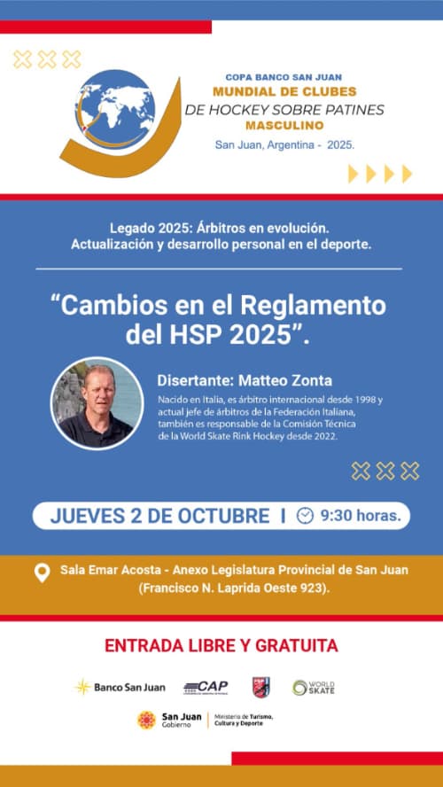 Legado 2025 - Arbitros en Evolucion: "Cambios en el Reglamento del HSP 2025"