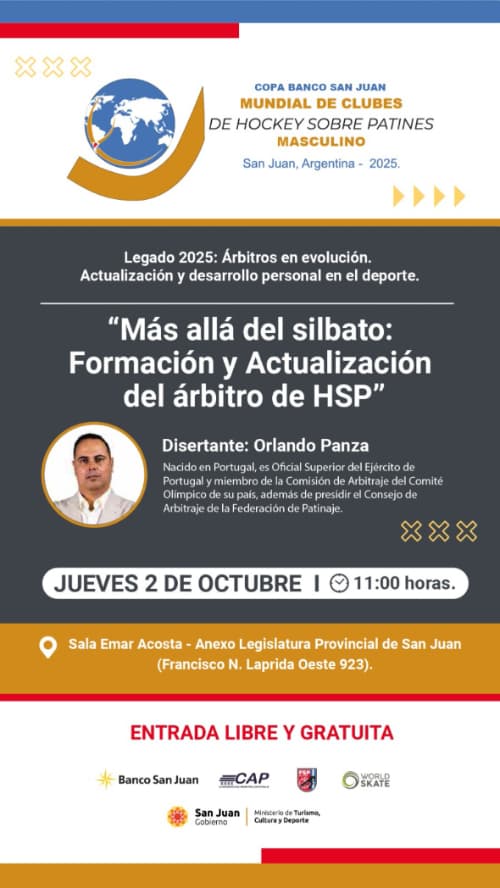Legado 2025 - Arbitros en Evolucion: "Mas Alla del Silbato: Formacion & Actualizacion del Arbitro de HSP"