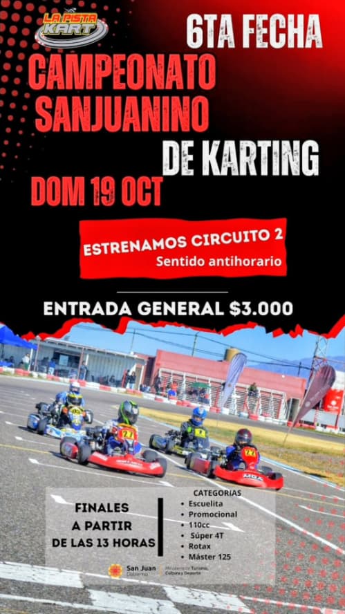 6ta Fecha Campeonato Sanjuanino de Karting