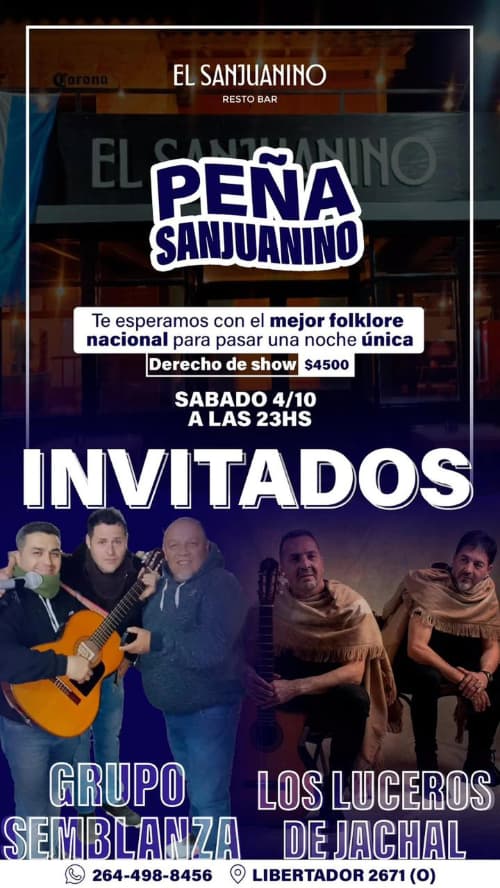 Peña Sanjuanino - Grupo Semblanza y Los Luceros de Jachal