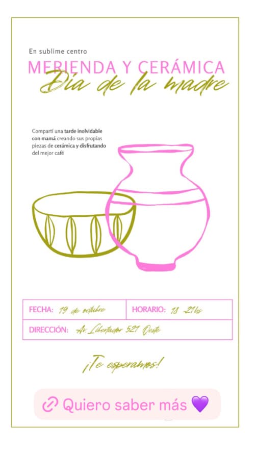 Merienda y Ceramica