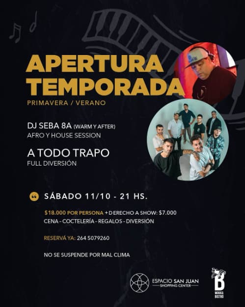 Apertura Temporada de Verano - A Todo Trapo