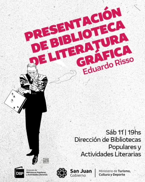 Presentacion de Biblioteca de Literatura Grafica Eduardo Risso