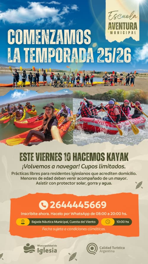 Comenzamos la Temporada 25/26 - Hacemos Kayak