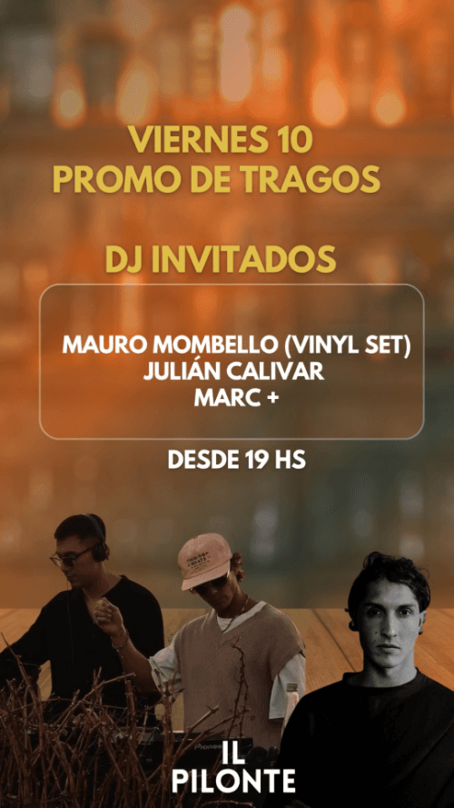 Mauro Mombello Dj Set | Julian Calivar Dj Set | Marc + Dj Set