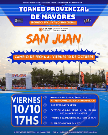 Reprogramado > Torneo Provincial de Mayores