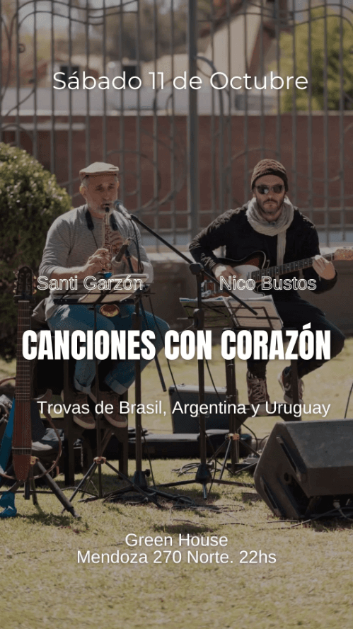Canciones de Corazon - Santi Garzon y Nico Bustos