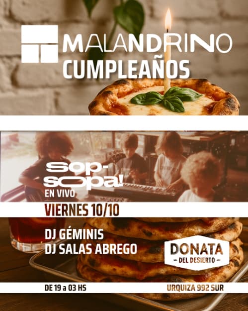Cumpleaños Malandrino - Sop-Sopa!