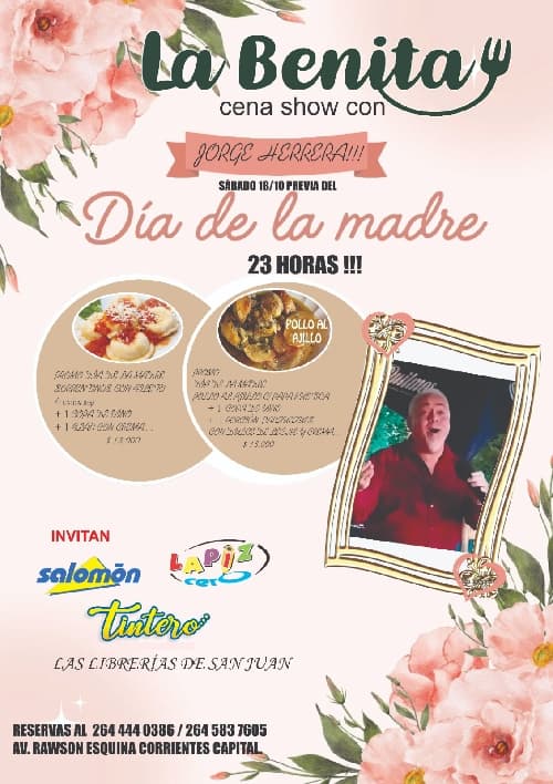 La Benita Restaurante Previa Día de La Madre