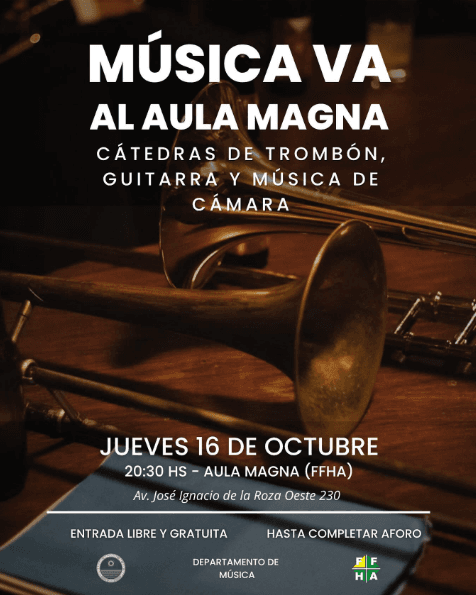 Musica Va al Aula Magna - Catedra de Trombon, Guitarra & Musica de Camara