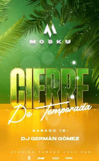 Cierre de Temporada - German Gomez Dj Set