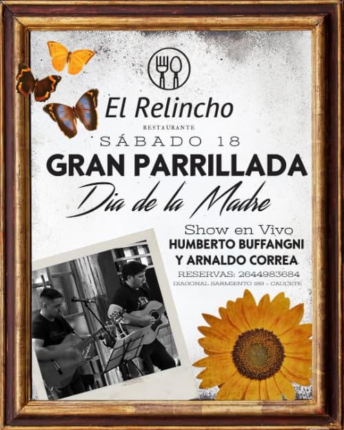 Gran Parrillada Dia de la Madre - Humberto Buffagni y Arnaldo Correa