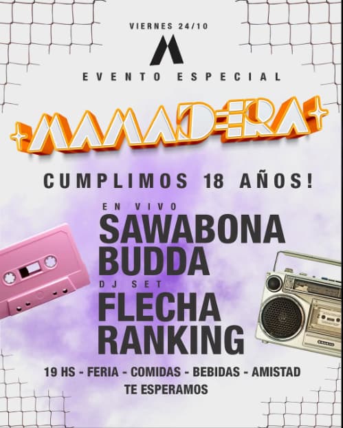Cumplimos 18 Años - Sawabona & Budda