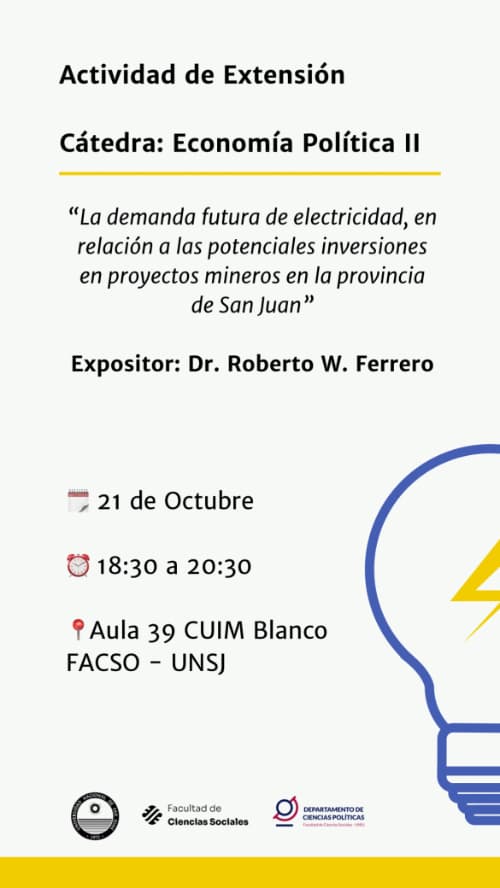 Actividad de Extension - Catedra: Economia Politica II
