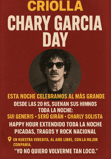 Charly Garcia Day