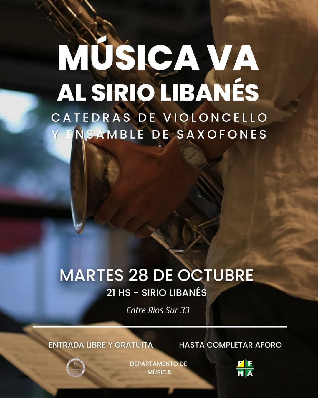Musica Va - Catedras de Violoncello & Ensamble de Saxofones