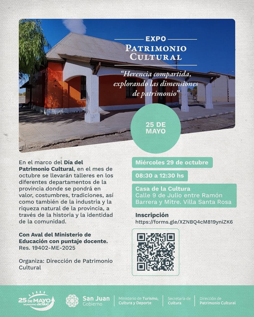 Expo Patrimonio Cultural: “Herencia Compartida, Explorando las Dimensiones de Patrimonio”