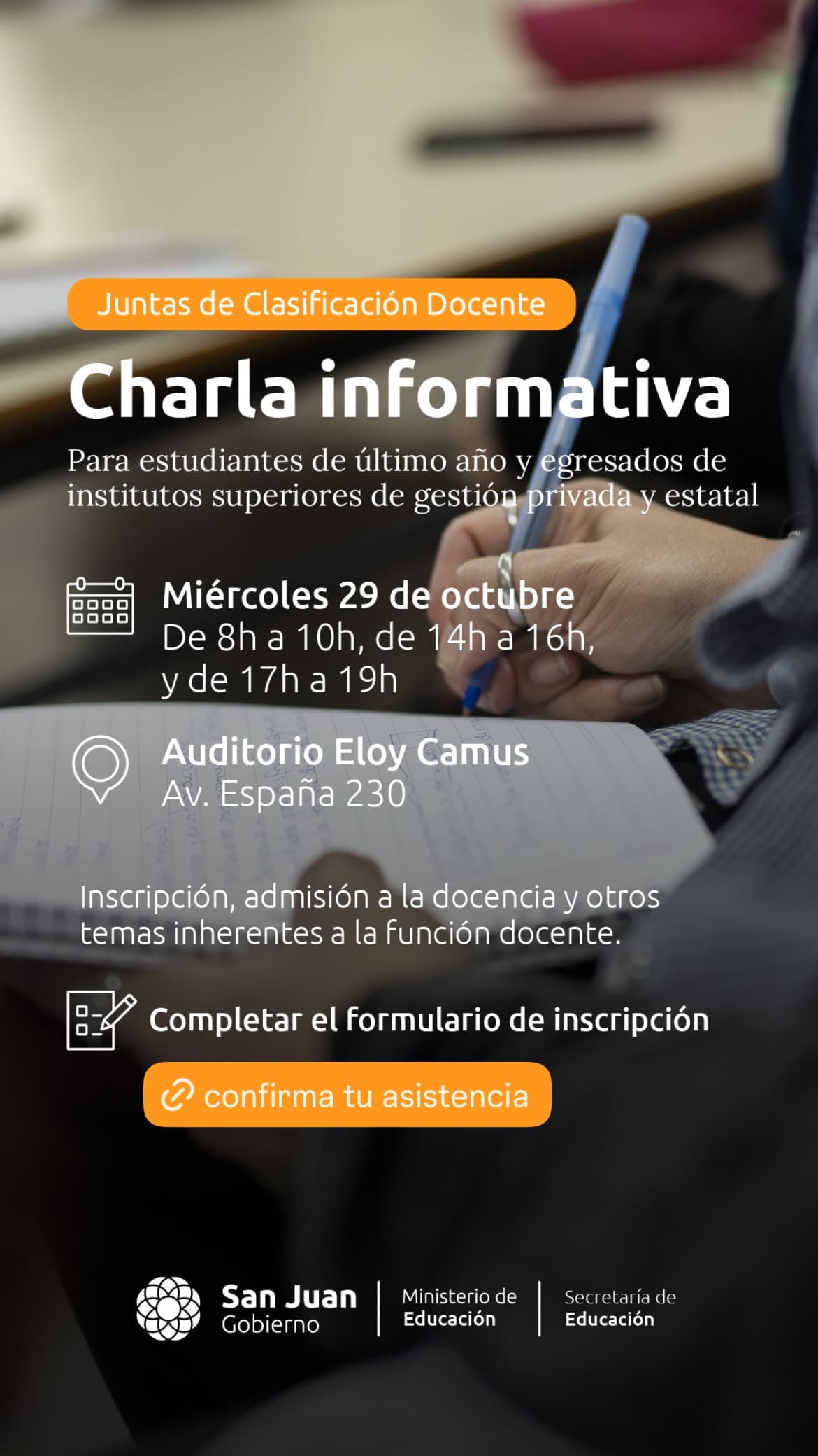 Juntas de Clasificacion Docente - Charla Informativa