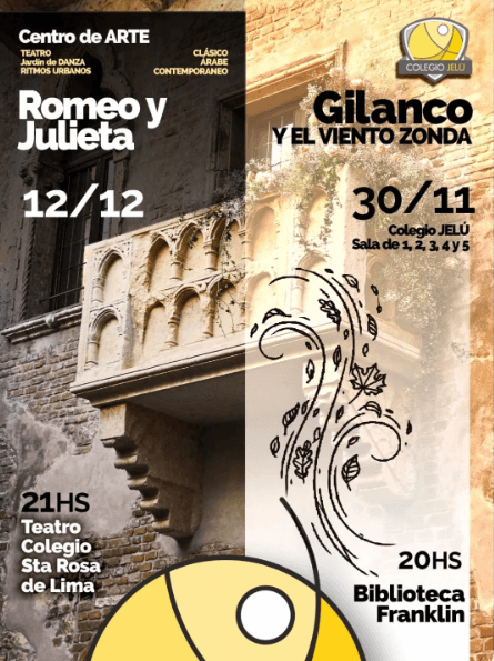 Colegio Jelu presenta: "Gilanco & El Viento Zonda"