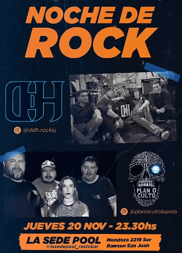Noche de Rock - DDH Rock & Plan O Culto