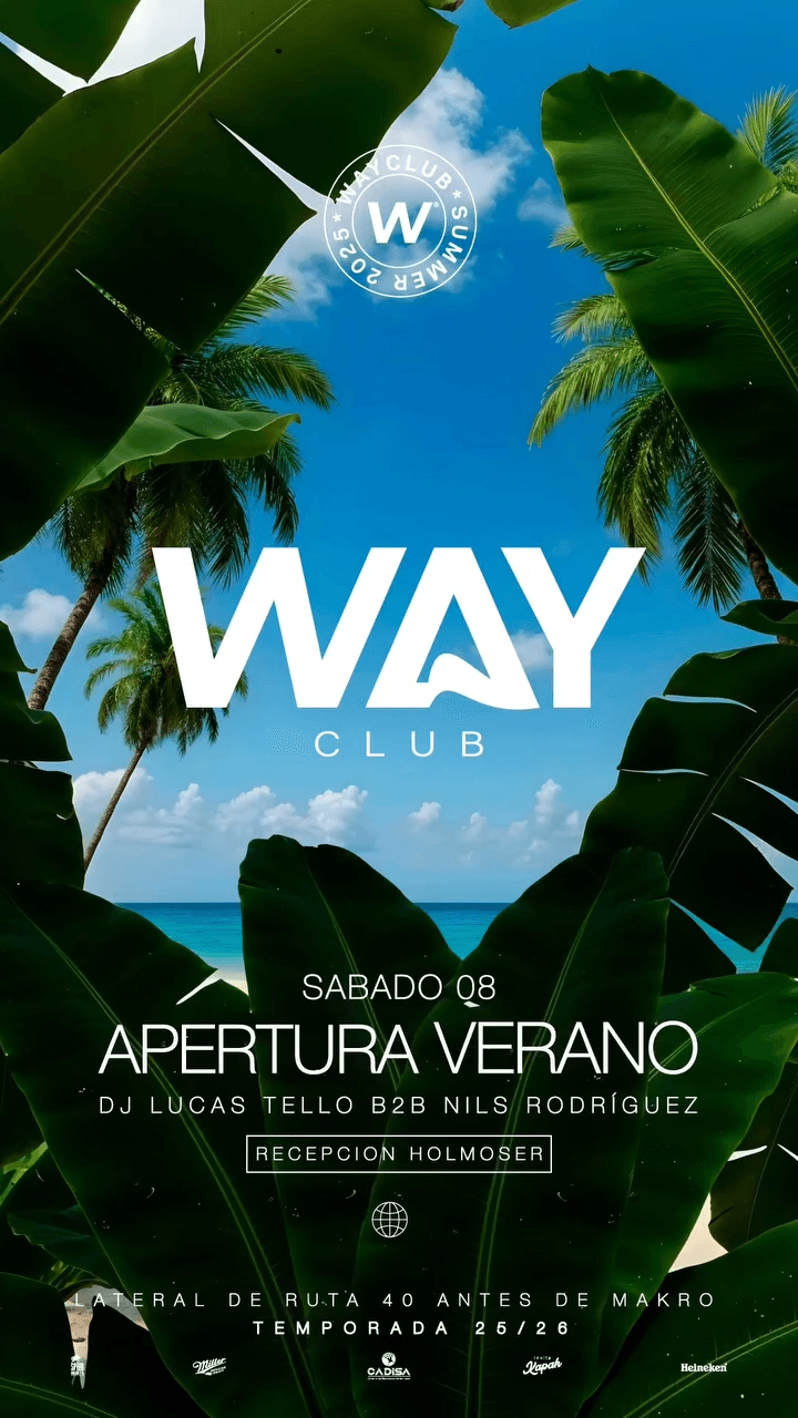 Apertura Verano - Way Club