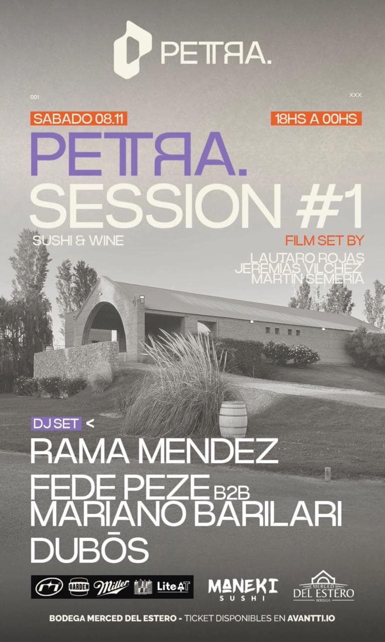 Petra Session #1 - Sushi & Wine