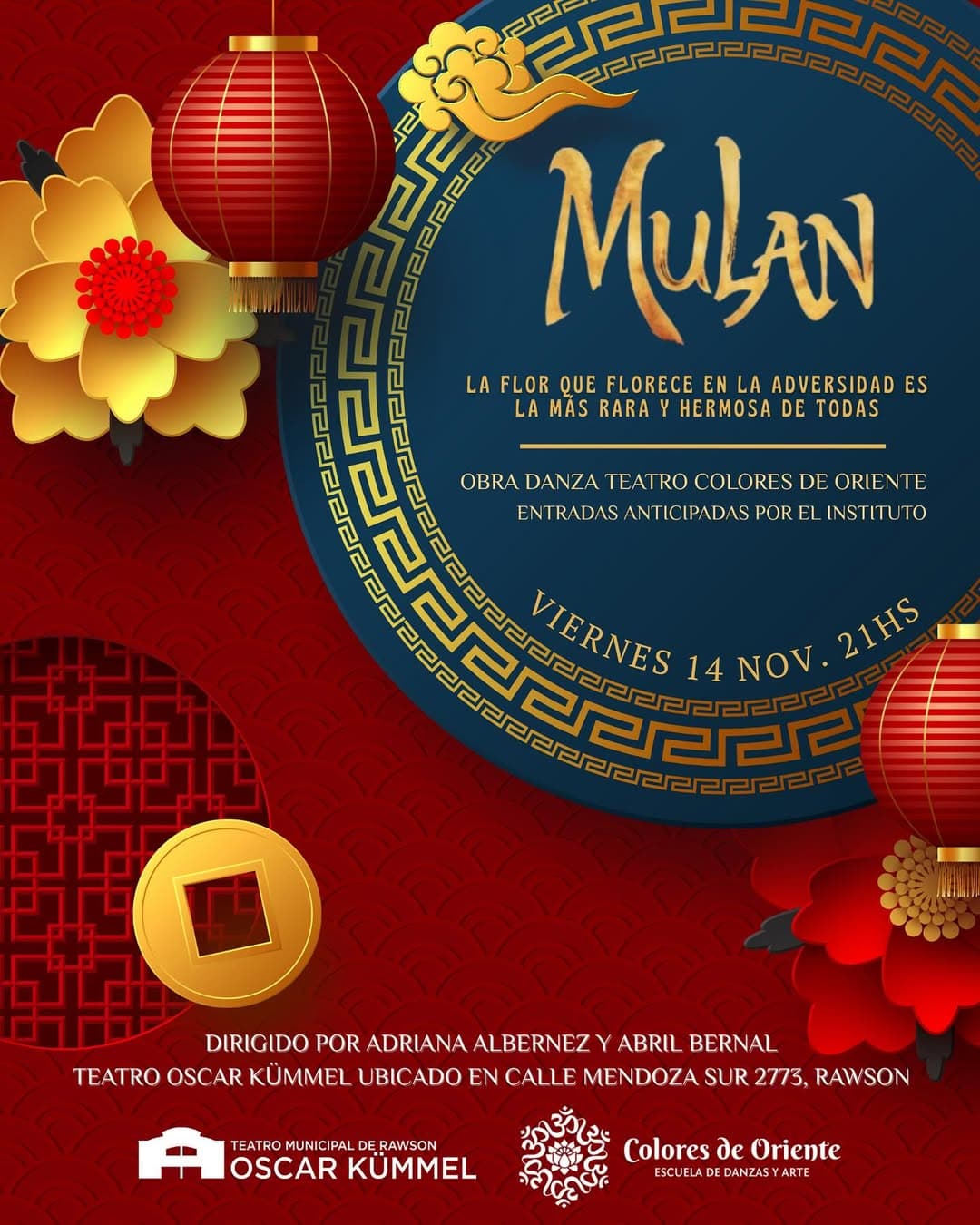 Obra de Danza Teatro 2025: "Mulan"