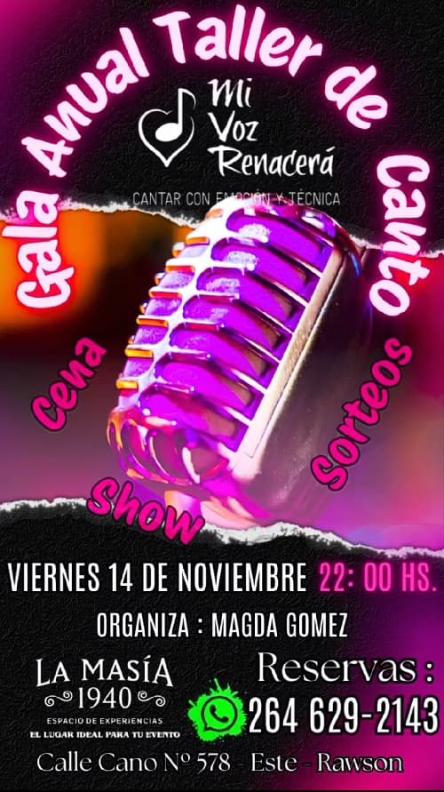 Cierre Gala Anual Taller de Canto