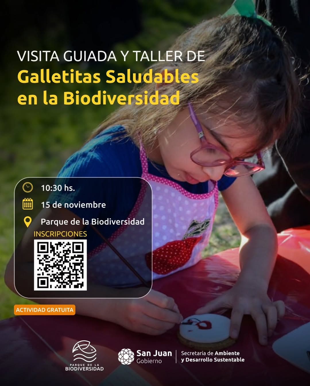 Visita Guiada & Taller de Galletitas Saludables