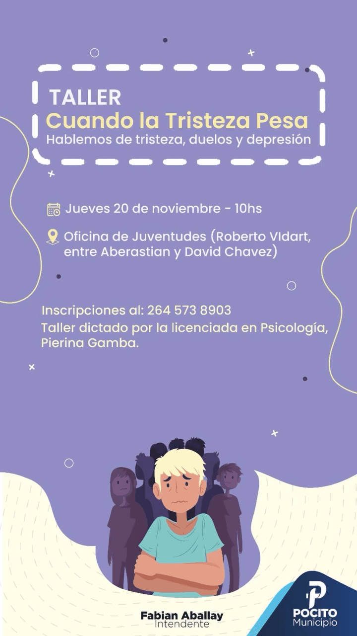 Taller "Cuando la Tristeza Pesa"