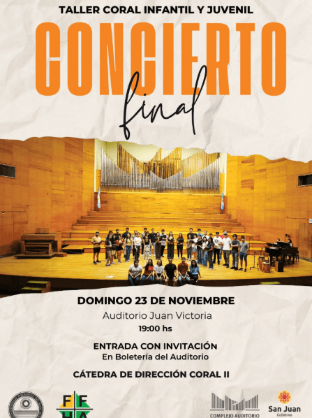 Taller Coral Infantil & Juvenil en Concierto