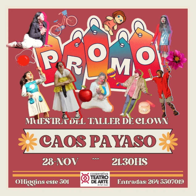 Muestra del Taller de Clown: Caos Payaso