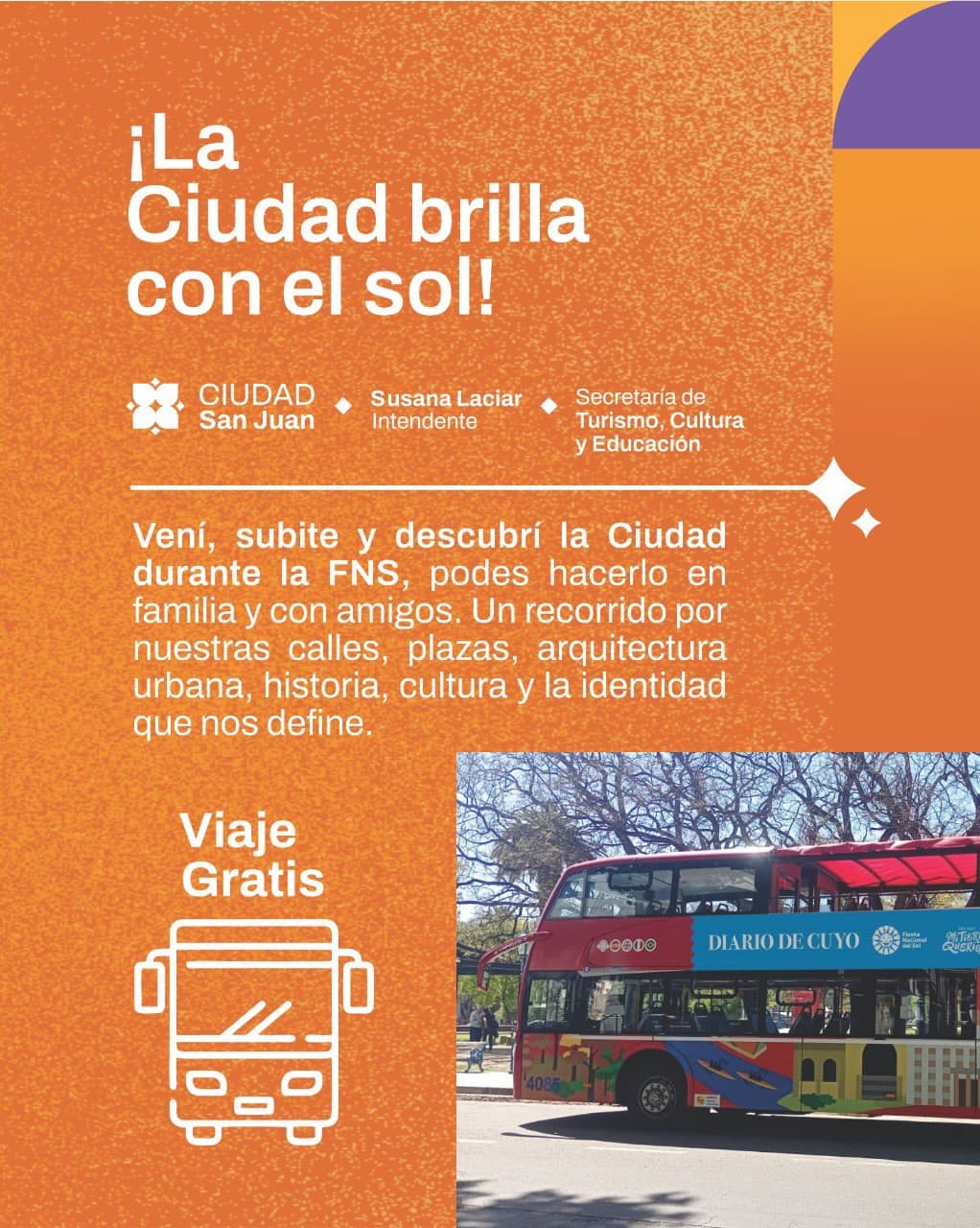 La Ciudad Brilla con el Sol - City Tour