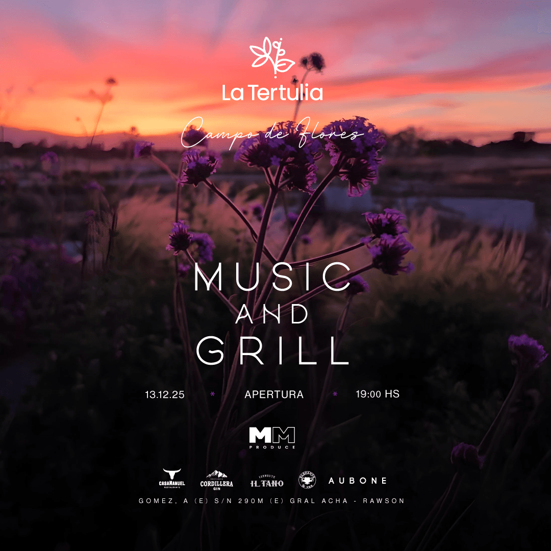 Fiestas en San Juan: Music and Grill en La Tertulia el sáb, 13 de diciembre