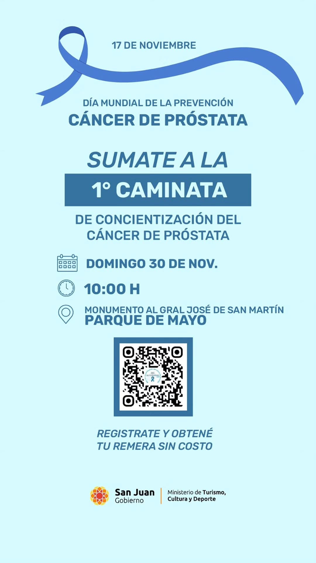 Dia Mundial de la Prevencion Cancer de Prostata - 1º Caminata de Concientizacion