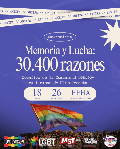 Conversatorio Memoria & Lucha - 30.400 Razones