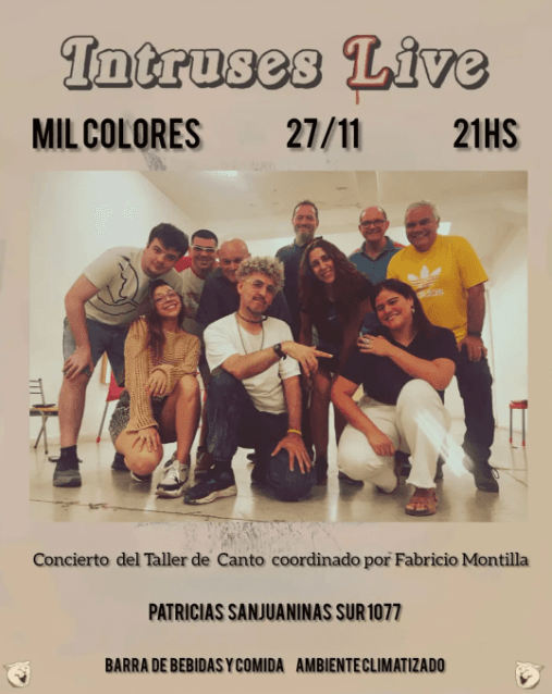 Concierto del Taller de Canto Coordinado por Fabricio Montilla
