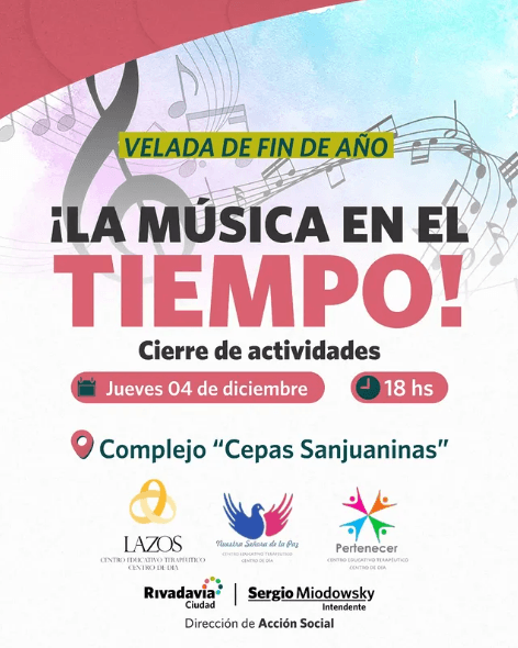 Velada de Fin de Año - ¡La Musica en el Tiempo!