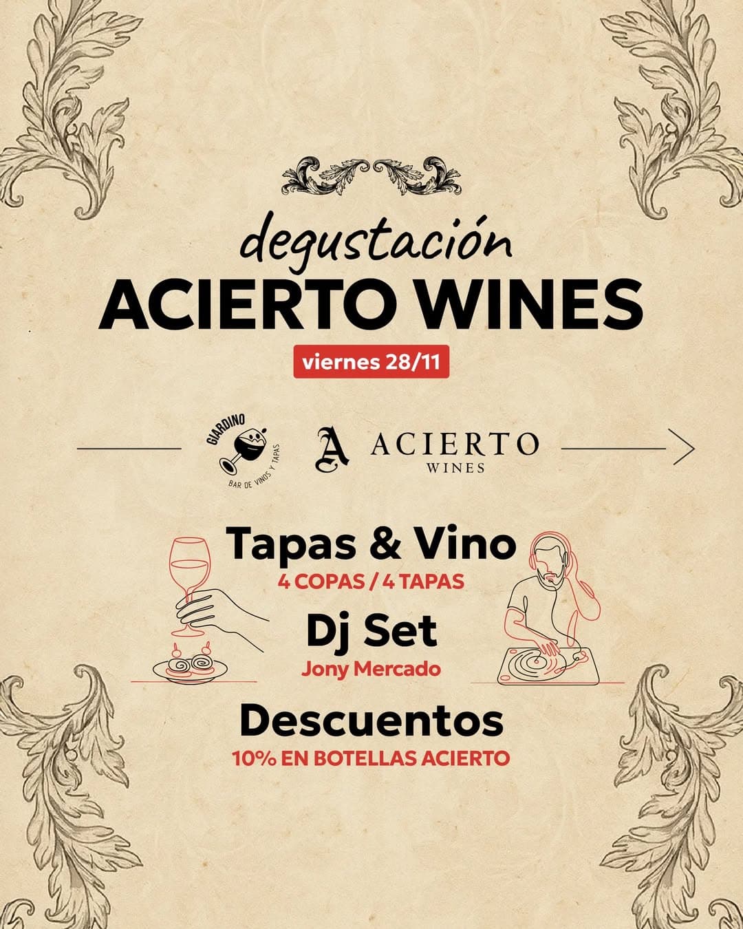 Degustacion Acierto Wines