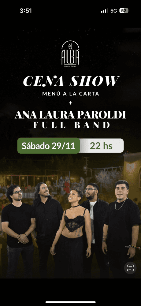 Ana Laura Paroldi en El Alba