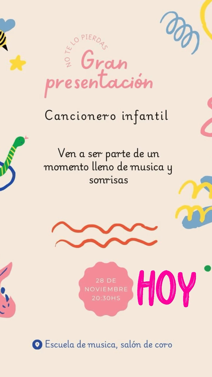 Gran Presentacion Cancionero Infantil