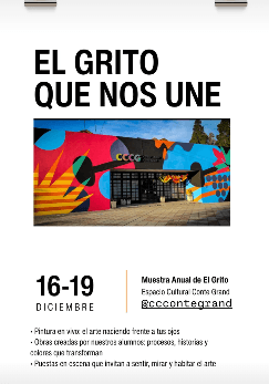 Exposiciones en San Juan: Muestra Anual - El Grito que nos Une en Centro Cultural Conte Grand el mar, 16 de diciembre