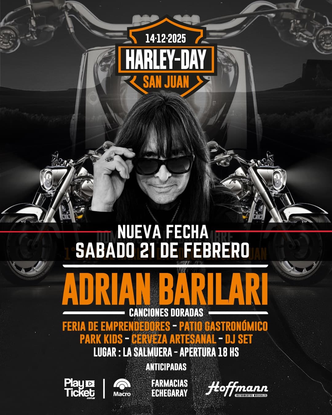 Reprogramado > Harley Day - Adrian Barilari